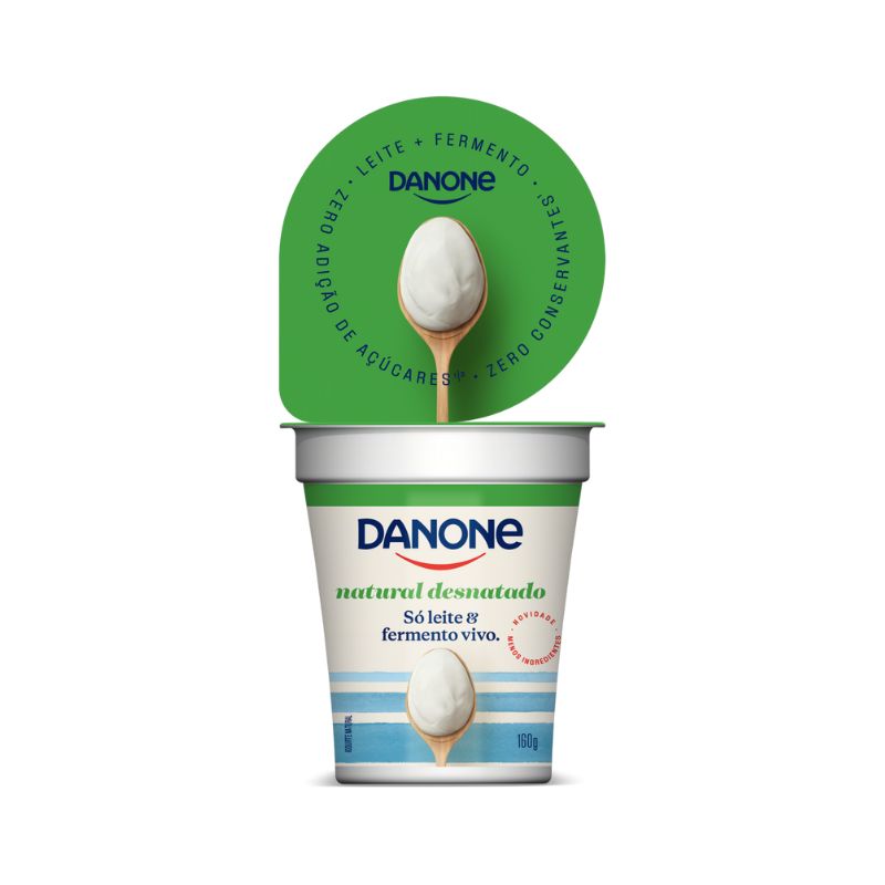 Iogurte Danone Natural Desnatado 160g