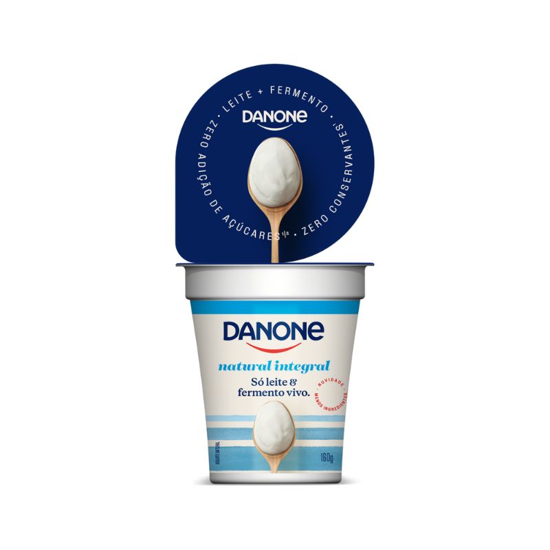 Iogurte Danone Natural Integral 160g