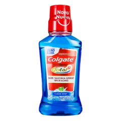 Enxaguante Bucal Antibacteriano Zero Álcool Clean Mint Colgate Total 12 Frasco 250ml