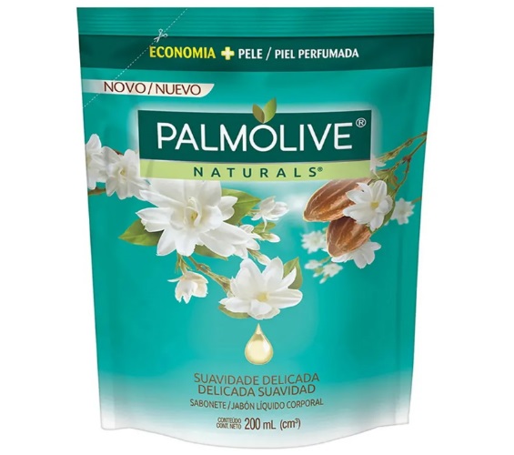 Sabonete Líquido Suavidade Delicada Palmolive Naturals Sachê 200ml Refil
