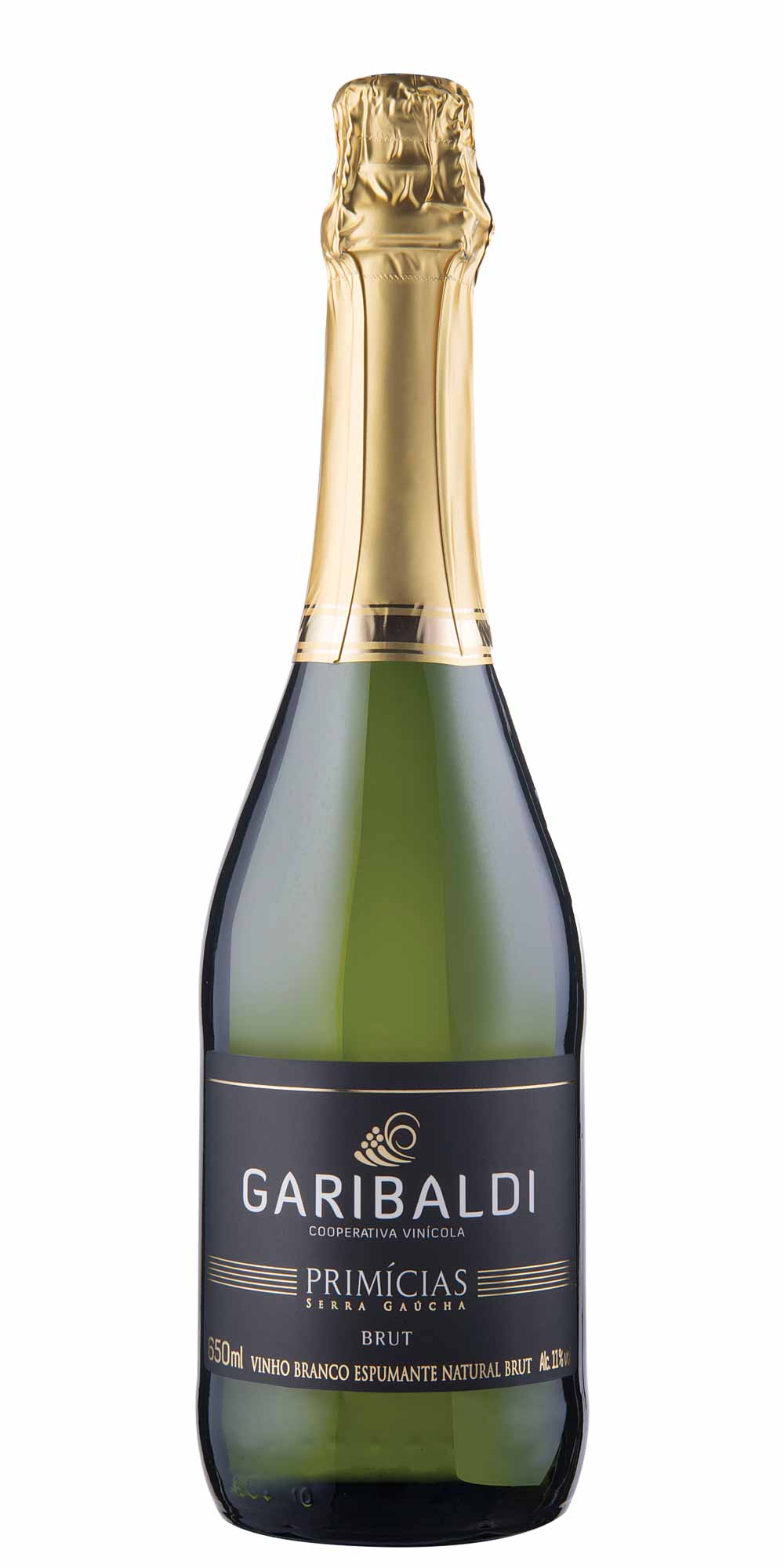 Espumante Brasileiro Branco Brut Primícias Serra Gaúcha Garrafa 660ml
