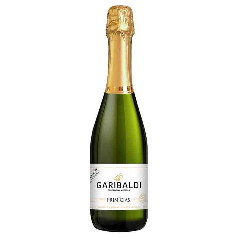Espumante Brasileiro Branco Demi-Sec Primícias Serra Gaúcha Garrafa 660ml