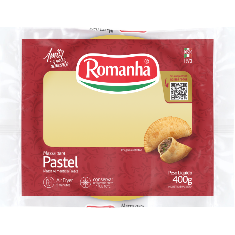 Massa de Pastel Romanha Lancheira 400g