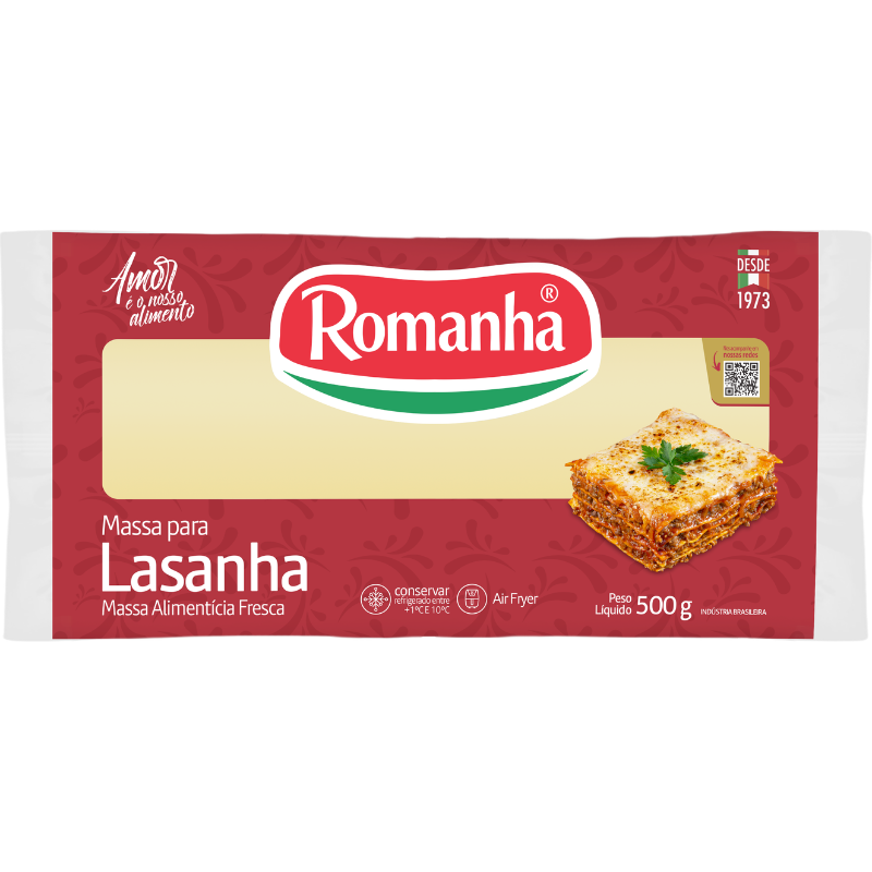 Massa Pastel Romanha Quadrada - 2kg