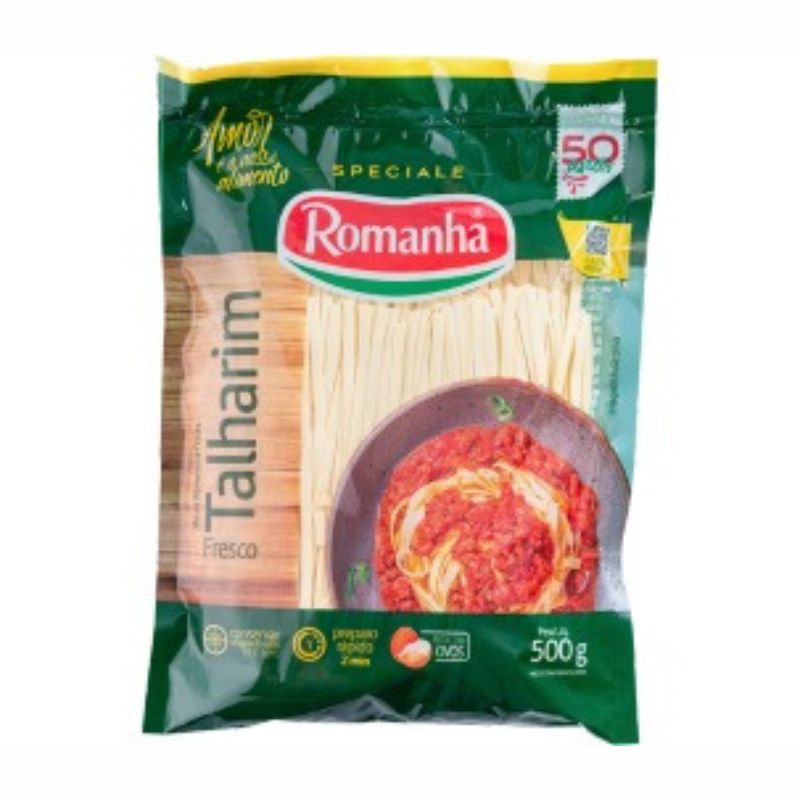 Massa Romanha Talharim Fresco 500g