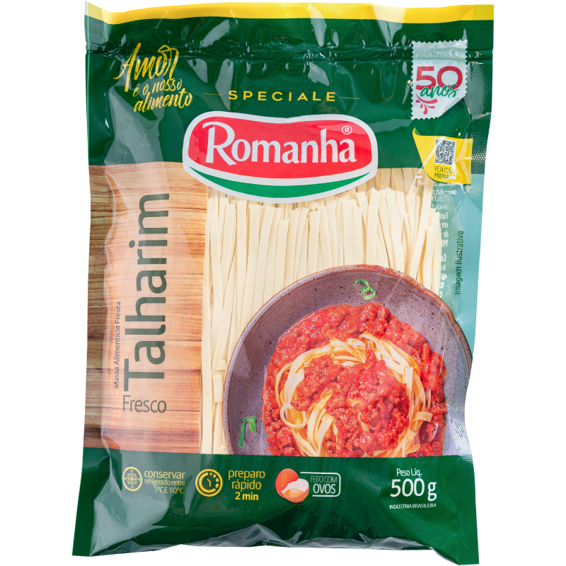 Massa Romanha Talharim Fresco 500g
