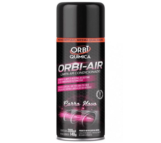 LIMP AR CONDICIONADO ORBI AIR CARRO NOVO