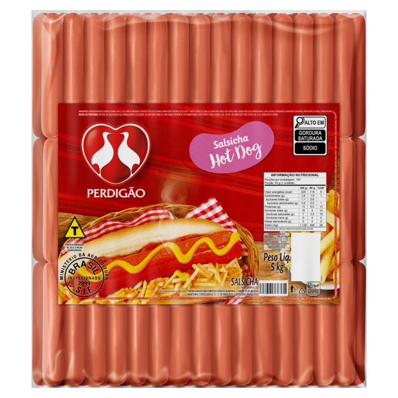 Salsicha Perdigão Granel