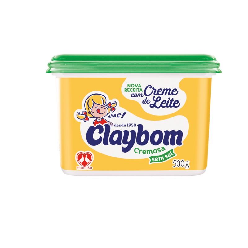 Margarina Claybom Sem Sal 500g