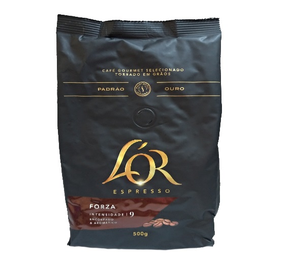 Café Torrado em Grãos Espresso Forza L or Gourmet Pacote 500g