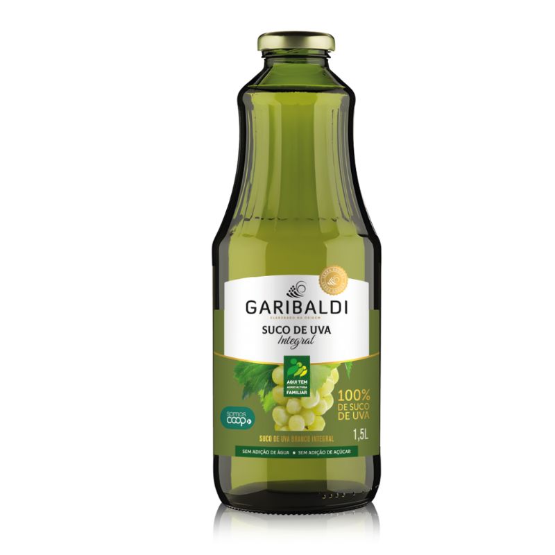 Suco de Uva Branco Integral Garibaldi 1,5L