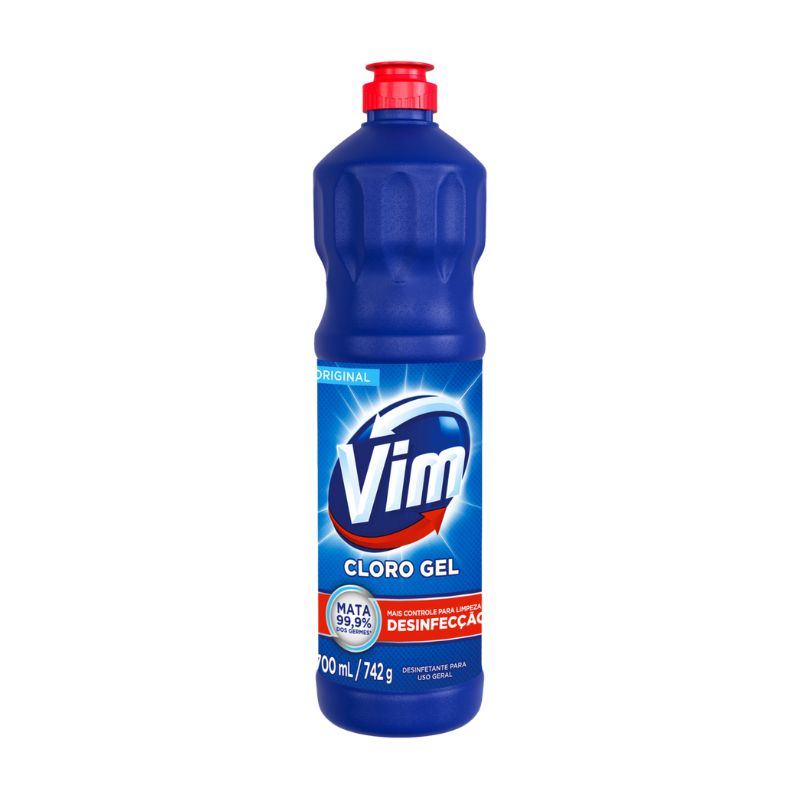 Desinfetante Multiuso Cloro Gel Original Vim Frasco 700ml