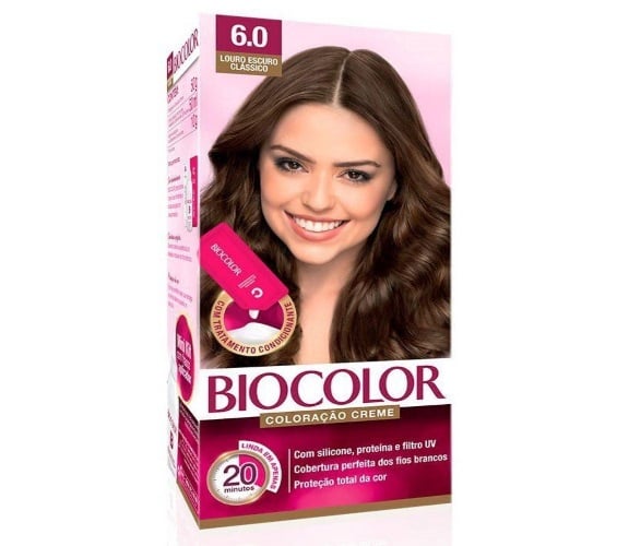 Tinta Biocolor Louro Escuro Clássico 6.0 Mini 130g