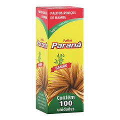 Palito de Dente Paraná Bambu 100 unidades