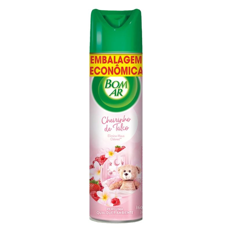 Neutralizador de Odores Cheirinho de Talco Bom Ar Frasco 360ml