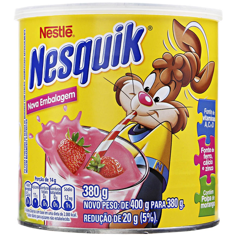 NESQUIK INST MORANGO - 1X1 380G