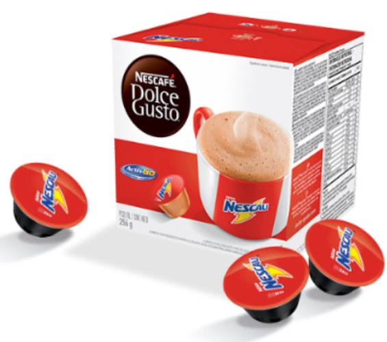 Composto Lácteo em Cápsula Nescau Nescafé Dolce Gusto Caixa 170g 10 Unidades