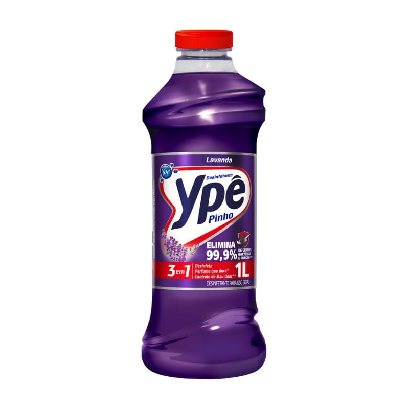 Desinfetante Uso Geral Lavanda Pinho Ypê Frasco 1l