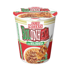 Macarrão Instantâneo Bolonhesa Nissin Cup Noodles Copo 72g
