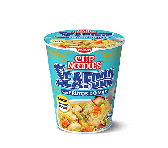 Macarrão Instantâneo Frutos do Mar Nissin Cup Noodles Copo 65g