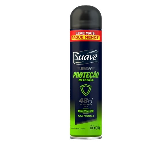 Desodorante Aerosol Suave Men Proteção Intensa L+p- 200ml