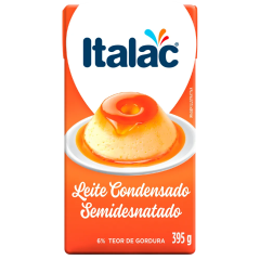 Leite Condensado Semidesnatado Italac Caixa 395g