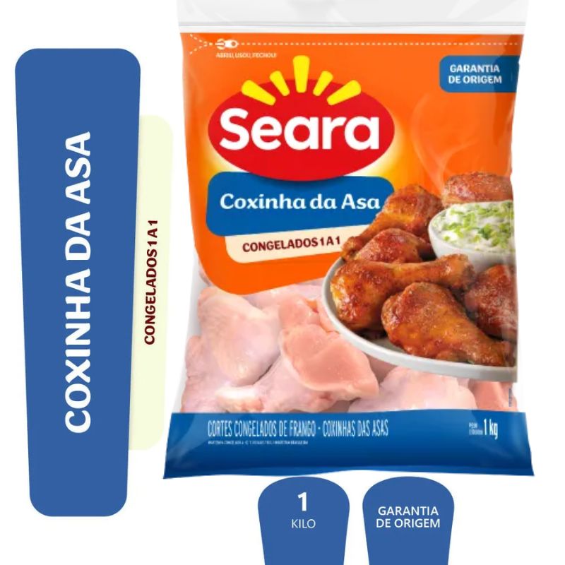 Coxinha da Asa de Frango Seara IQF 1Kg