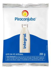 Leite em Pó Integral Piracanjuba Pacote 200g