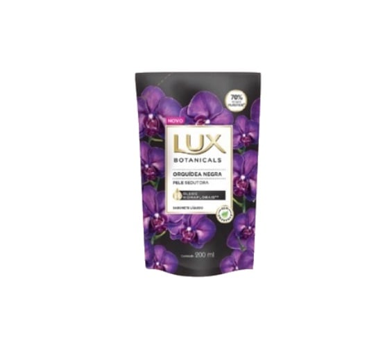 Sabonete Líquido Orquídea Negra Lux Botanicals Sachê 200ml Refil