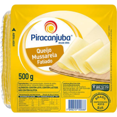Queijo Mussarela Piracanjuba Fatiado