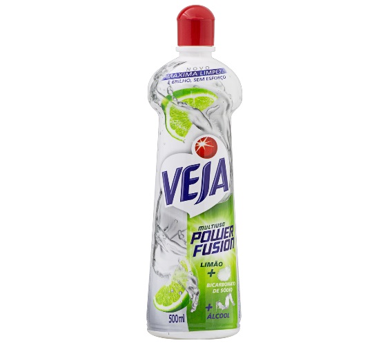 Limpador Multiuso Limão Veja Power Fusion Squeeze 500ml