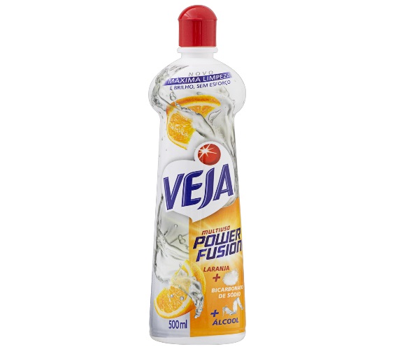 Limpador Multiuso Laranja Veja Power Fusion Squeeze 500ml