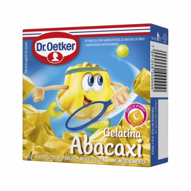 Gelatina Dr Oetker Abacaxi 20g