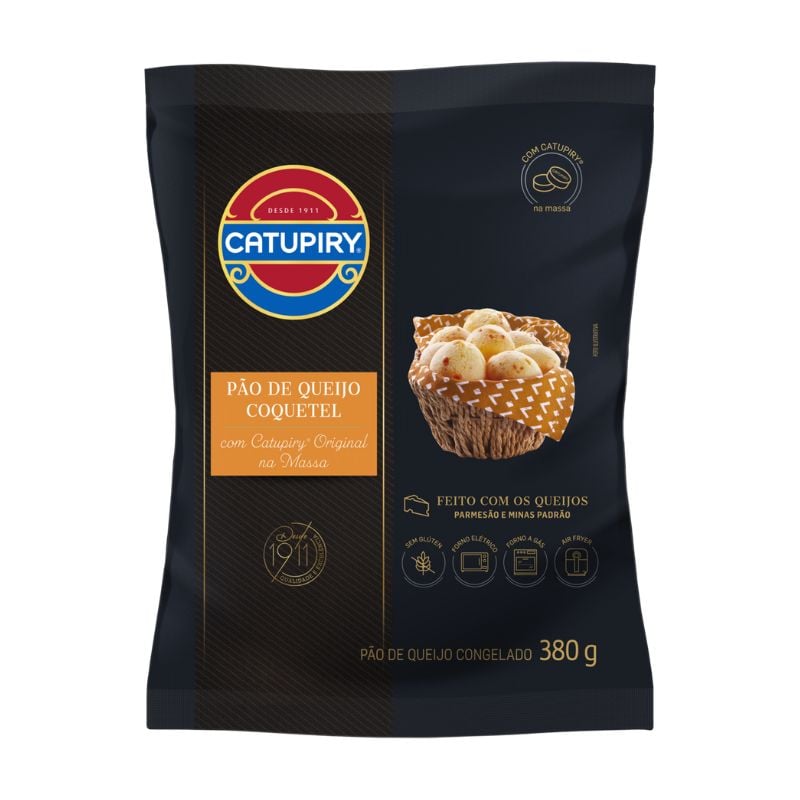 PAO QUEIJO CATUPIRY COQUETEL