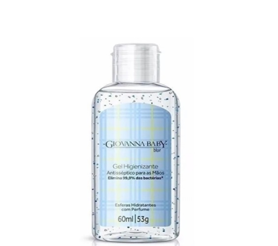 Alcool Gel Giovana Baby Blue 60ml