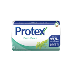 Sabonete em Barra Antibacteriano Erva-Doce Protex Cartucho 85g