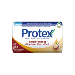 Sabonete Em Barra Antibacteriano Macadâmia Protex Cartucho 85g