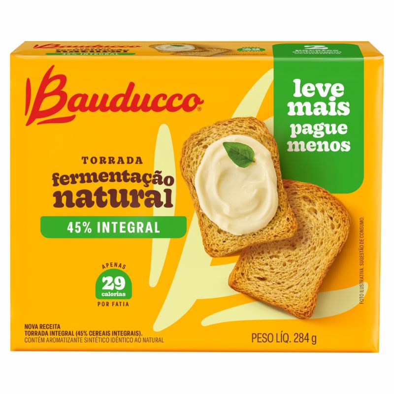 Torrada Bauducco Integral Pack 284g