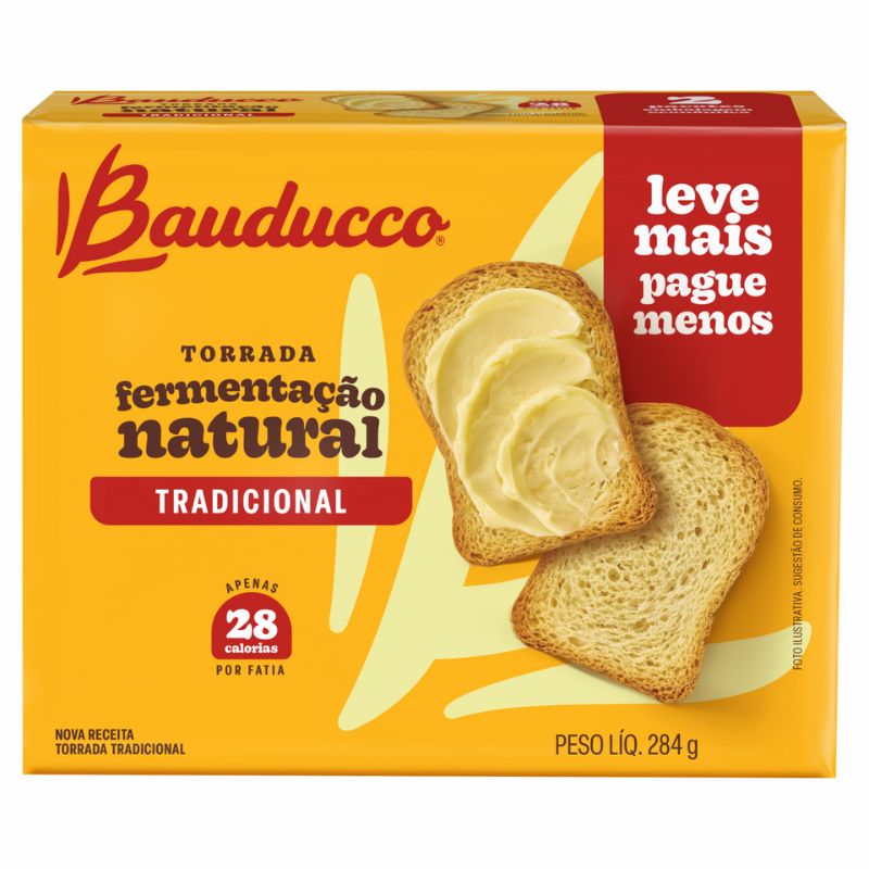 Torrada Bauducco Levemente Salgada Pack