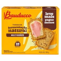 Torrada Bauducco Multigrãos Pack 284g