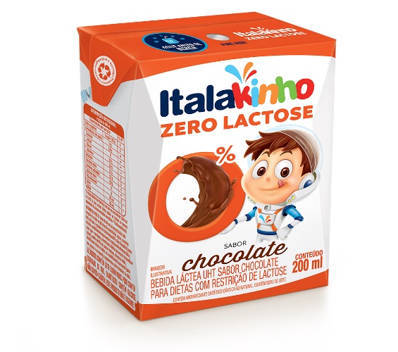 Bebida Láctea UHT Chocolate Zero Lactose Italakinho Caixa 200ml