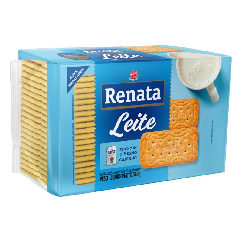 Biscoito Leite Renata Pacote 360g