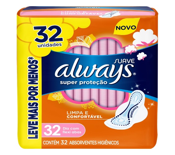 ABS ALWAYS BAS SUAVE C/ABAS -1X1 32UN