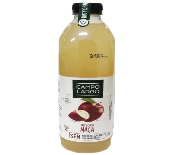 Suco Integral Maçã Campo Largo Garrafa 1,35l