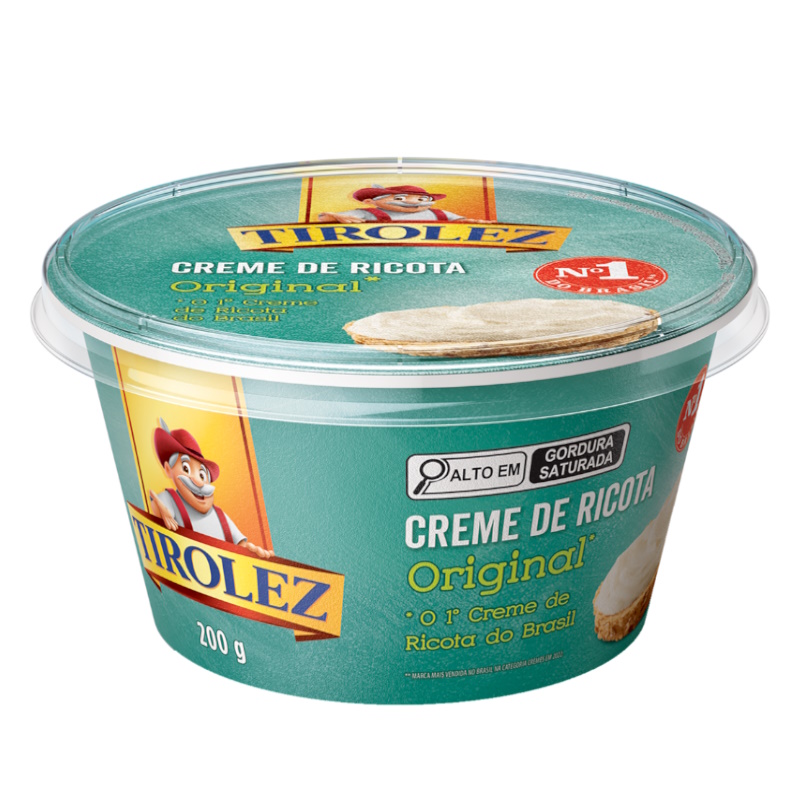 Creme Ricota Tirolez Original 200g