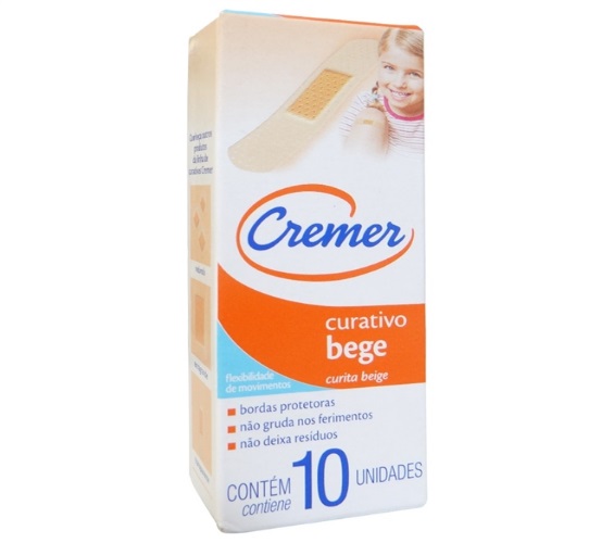 Curativo Cremer Care Bege 10 Unidade