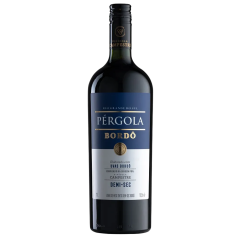 Vinho Pérgola Tinto Demi-Sec Bordô 1l