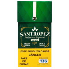Palheiros Santropez Especial Menta com 20 Unidades