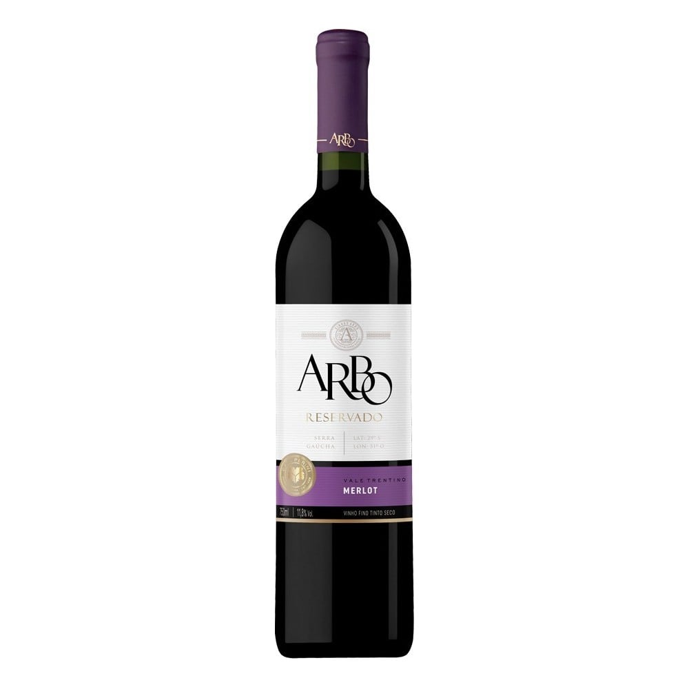 Vinho Branco Arbo Merlot Seco 750ml