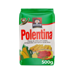 Flocos de Milho Pré-Cozido Quaker Polentina Pacote 500g